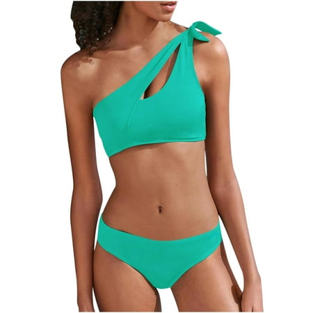 TIANEK Women Bikini 2023 Quick Drying No Rims Padded Bowknot Solid One-Shoulder Bra Sport Yoga Japan Split Summer Show Waist Halter Mother s Day Swimsuit for Women Clearance
TIANEK Women Bikini 2023 Quick Drying No Rims Padded Bowknot Solid One-Shoulder Bra Sport Yoga Japan Split Summer Show Waist Halter Mother s Day Swimsuit for Women Clearance