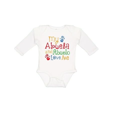 Inktastic My Abuela and Abuelo Love Me Gift Baby Boy or Baby Girl Long Sleeve Bodysuit
Inktastic My Abuela and Abuelo Love Me Gift Baby Boy or Baby Girl Long Sleeve Bodysuit