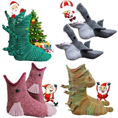 Christmas Knit Crocodile Socks Knit Animal Pattern Socks Shark Crocodile Shape Socks Winter Warm Thick Knit Soft Casual Socks (4 Pairs Combination)
Christmas Knit Crocodile Socks Knit Animal Pattern Socks Shark Crocodile Shape Socks Winter Warm Thick Knit Soft Casual Socks (4 Pairs Combination)