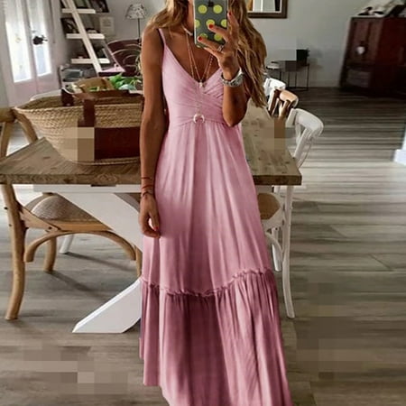 CFXNMZGR Sling Dresses For Women Crew Neck Sleeveless Sling Fashion Cool Solid Gradient Casual Camisole Elegant Dress
CFXNMZGR Sling Dresses For Women Crew Neck Sleeveless Sling Fashion Cool Solid Gradient Casual Camisole Elegant Dress