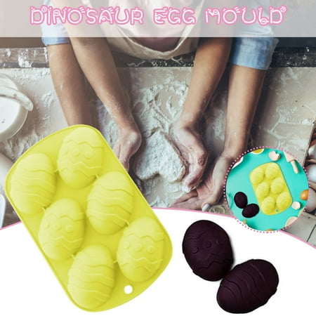 WOXINDA Silicone Mold DIY Dinosaur Eggs Chocolate Mold Kitchen Baking Tools