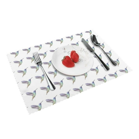 Home Hummingbird Placemats Set Of 4 Washable Wipeable Place Mats Place Mats For Festival Parties Family Dinner (12 X 18inch)
Home Hummingbird Placemats Set Of 4 Washable Wipeable Place Mats Place Mats For Festival Parties Family Dinner (12 X 18inch)