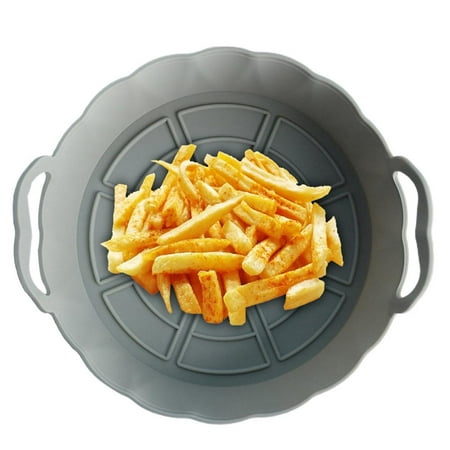 Geruite Heat Resistant Air Fryer Silicone Pot Reusable Air Fryers Baskets with Handles Replacement of Flammable Parchment Liner Paper opportune
Geruite Heat Resistant Air Fryer Silicone Pot Reusable Air Fryers Baskets with Handles Replacement of Flammable Parchment Liner Paper opportune