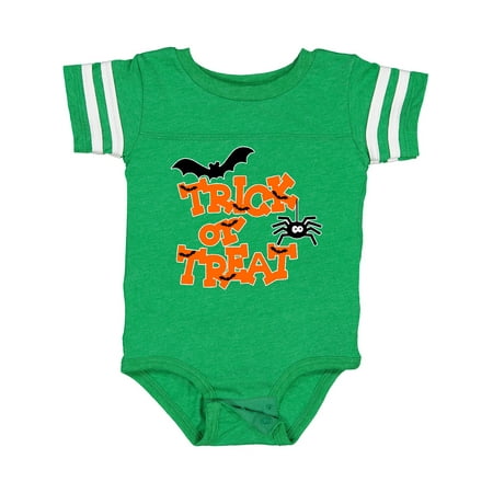 Inktastic Halloween Trick-or-Treat with Spider and Bats Boys or Girls Baby Bodysuit
Inktastic Halloween Trick-or-Treat with Spider and Bats Boys or Girls Baby Bodysuit