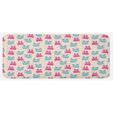 Kawaii Kitchen Mat Pattern with Doodles Cartoon Funny Characters Little Hearts Plush Decorative Kitchen Mat with Non Slip Backing 47 X 19 Pale Blue Pink Beige by Ambesonne
Kawaii Kitchen Mat Pattern with Doodles Cartoon Funny Characters Little Hearts Plush Decorative Kitchen Mat with Non Slip Backing 47 X 19 Pale Blue Pink Beige by Ambesonne
