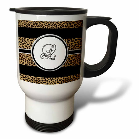 3dRose Elegant Cheetah Animal Print Monogram Letter L - Travel Mug 14-ounce Stainless Steel
3dRose Elegant Cheetah Animal Print Monogram Letter L - Travel Mug 14-ounce Stainless Steel