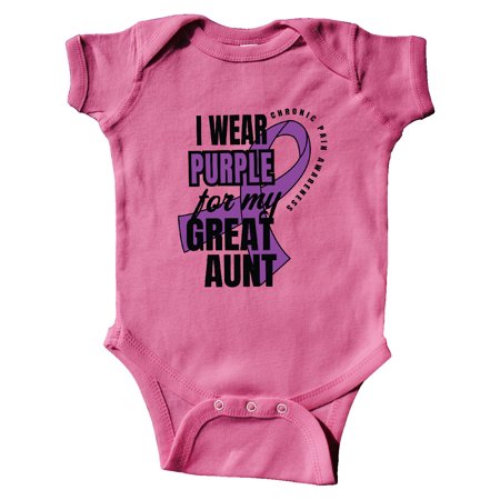 Inktastic Chronic Pain I Wear Purple For My Great Aunt Gift Baby Boy or Baby Girl Bodysuit
Inktastic Chronic Pain I Wear Purple For My Great Aunt Gift Baby Boy or Baby Girl Bodysuit