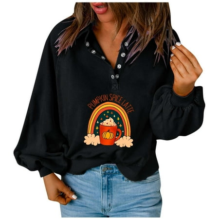 Ziloco Fashion Women Casual Solid Turndown Neck Long Sleeve Button Loose Autumn Blouse Tops long sleeve corset top long sleeve going out tops for women Black L
Ziloco Fashion Women Casual Solid Turndown Neck Long Sleeve Button Loose Autumn Blouse Tops long sleeve corset top long sleeve going out tops for women Black L
