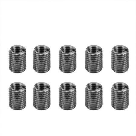10Pcs Insert Nut Fine Pitch Male Thread Repair Small Slotting Stainless Steel Sleeve Set
10Pcs Insert Nut Fine Pitch Male Thread Repair Small Slotting Stainless Steel Sleeve Set