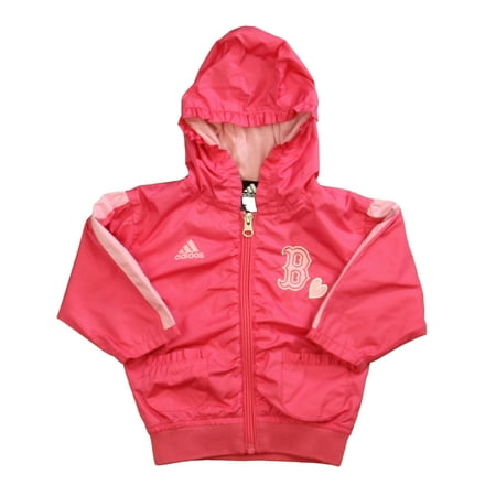 Pre-owned Adidas Girls Pink Jacket size: 12 Months