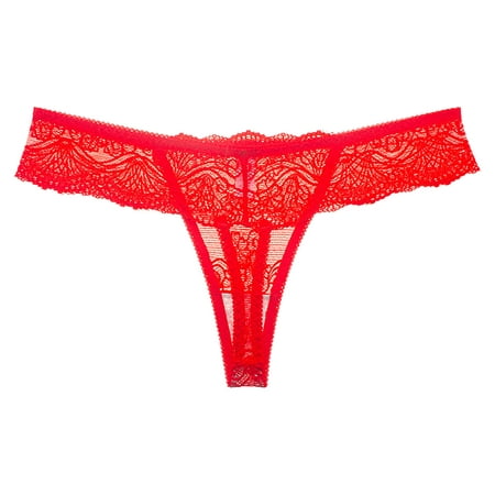 

YDKZYMD Women s Panties Sexy Low Rise Sheer Lace See Through See Through Thongs Underwear M-XL