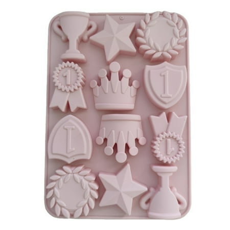 ZUARFY Sugarcraft Mould Silicone Trophy Crown Shape Cartoon Bakeware Tools Safe Kitchen
ZUARFY Sugarcraft Mould Silicone Trophy Crown Shape Cartoon Bakeware Tools Safe Kitchen