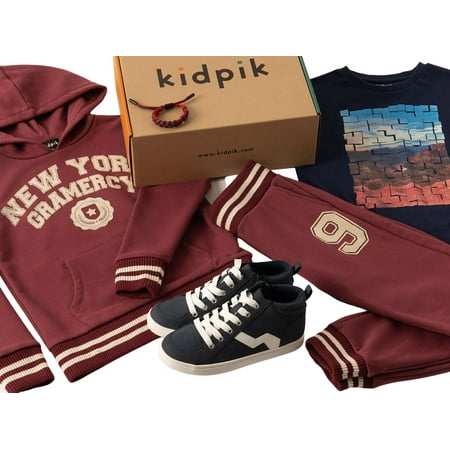 KIDPIK Boys Gramercy New York Hoodie Graphic Tee Fleece Jogger And Bracelet Outfit Set 4-Piece Size: 2 - 16 No Shoes
KIDPIK Boys Gramercy New York Hoodie Graphic Tee Fleece Jogger And Bracelet Outfit Set 4-Piece Size: 2 - 16 No Shoes