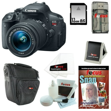 Canon EOS Rebel T5i 18.0 MP DSLR with18-55mm Lens and 32GB Deluxe Accessory Kit Canon EOS Rebel T5i 18.0 MP DSLR with18-55mm Lens and 32GB Deluxe Accessory Kit