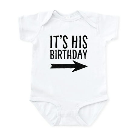 CafePress - It s His Birthday (Right Arrow) Baby Body Suit - Baby Light Bodysuit Size Newborn - 24 Months
CafePress - It s His Birthday (Right Arrow) Baby Body Suit - Baby Light Bodysuit Size Newborn - 24 Months