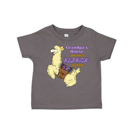 Inktastic Cute Jumping Alpaca-Grandpa s House You Say ALPACA my bags! Gift Toddler Boy or Toddler Girl T-Shirt
Inktastic Cute Jumping Alpaca-Grandpa s House You Say ALPACA my bags! Gift Toddler Boy or Toddler Girl T-Shirt