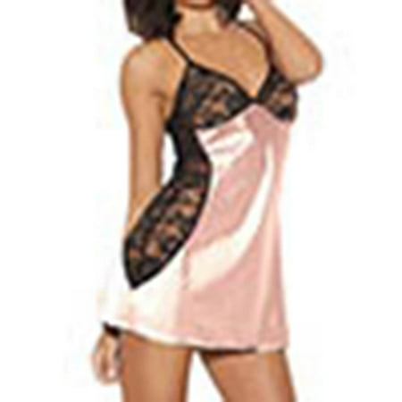 Lenago Women Lingerie V Neck Nightwear Fun Satin Sleepwear Sling Lace Chemise Mini Underwear Nightdress
Lenago Women Lingerie V Neck Nightwear Fun Satin Sleepwear Sling Lace Chemise Mini Underwear Nightdress