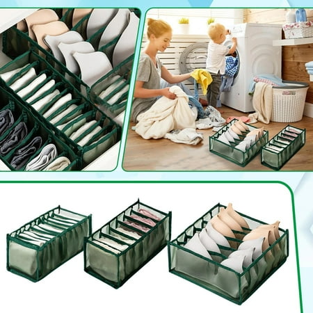 HIBRO Underwear Storage Box With Compartments Socks Bra Underpants Organizer Drawers
HIBRO Underwear Storage Box With Compartments Socks Bra Underpants Organizer Drawers