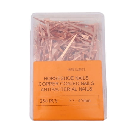 250Pcs Horseshoe Nails Copper Plated Rustproof Equestrian Riding Equipment Pet Supplies 45mm E3
250Pcs Horseshoe Nails Copper Plated Rustproof Equestrian Riding Equipment Pet Supplies 45mm E3