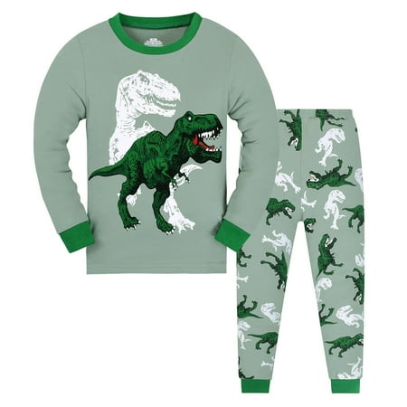 Fshinging Toddlers Outfits Little Boys Pajamas Dinosaur Cotton 2 Piece Train Sleepwear Fall Winter Clothes Set
Fshinging Toddlers Outfits Little Boys Pajamas Dinosaur Cotton 2 Piece Train Sleepwear Fall Winter Clothes Set