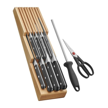 ZWILLING Pro 10-pc Knife Block Set with In-Drawer Knife Tray
ZWILLING Pro 10-pc Knife Block Set with In-Drawer Knife Tray
