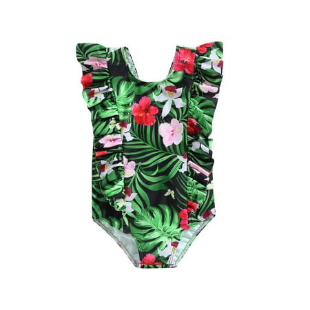 Peyakidsaa Toddler Baby Girls Summer Bikini Jumpsuit Dinosaur/Flamingo/Leaf Print Ruffled Sleeveless Swimsuit
Peyakidsaa Toddler Baby Girls Summer Bikini Jumpsuit Dinosaur/Flamingo/Leaf Print Ruffled Sleeveless Swimsuit