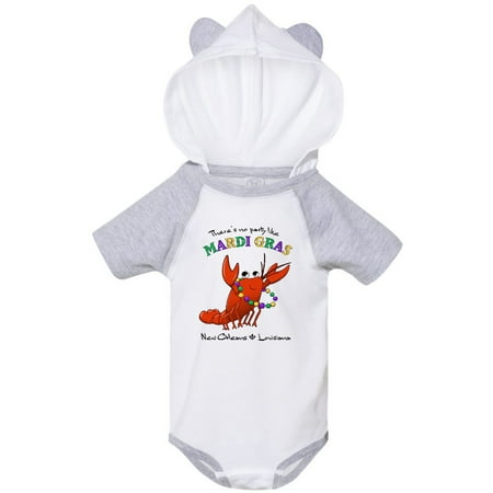 Inktastic There s No Party Like Mardi Gras With Crawfish Gift Baby Boy or Baby Girl Bodysuit
Inktastic There s No Party Like Mardi Gras With Crawfish Gift Baby Boy or Baby Girl Bodysuit