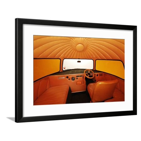 1972 Mini Outspan Orange Framed Print Wall Art