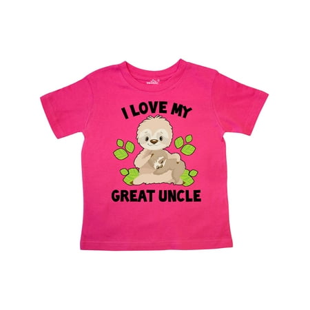 Inktastic Cute Sloth I Love My Great Uncle with Green Leaves Gift Toddler Boy or Toddler Girl T-Shirt
Inktastic Cute Sloth I Love My Great Uncle with Green Leaves Gift Toddler Boy or Toddler Girl T-Shirt