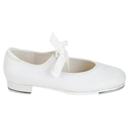 Danshuz Girl s Value Comfort Tap Shoes White Synthetic 11.5 Child M