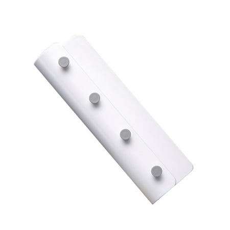 U-shaped Storage Holder Hanging Bag Towel Keys Rack Nail-free Wall-mounted with 4 Hooks Storage Rack Sundries Organized Shelf(White)
U-shaped Storage Holder Hanging Bag Towel Keys Rack Nail-free Wall-mounted with 4 Hooks Storage Rack Sundries Organized Shelf(White)