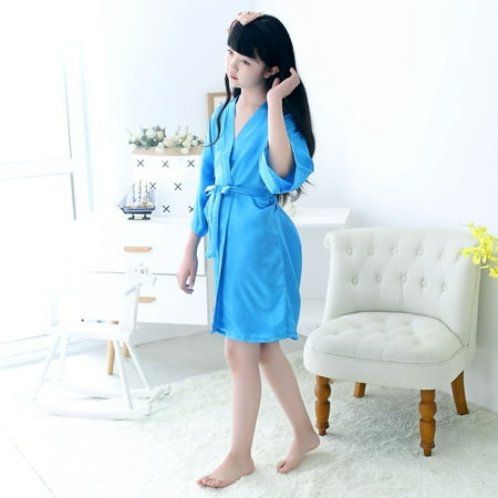 Hunpta Satin Robes Silk Sleepwear Kimono Baby Kids Girls Clothes Solid Toddler Bathrobe Girls Coat&jacket
Hunpta Satin Robes Silk Sleepwear Kimono Baby Kids Girls Clothes Solid Toddler Bathrobe Girls Coat&jacket
