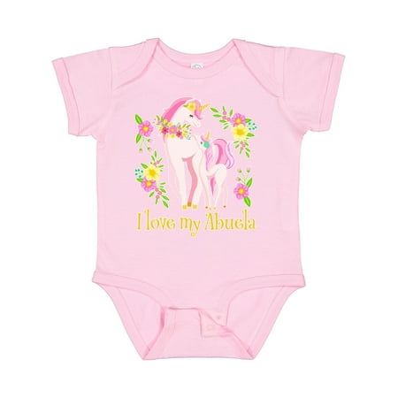 Inktastic I Love My Abuela Unicorn with Pink and Yellow Flowers Gift Baby Boy or Baby Girl Bodysuit
Inktastic I Love My Abuela Unicorn with Pink and Yellow Flowers Gift Baby Boy or Baby Girl Bodysuit