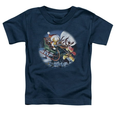Garfield - Moonlight Ride - Toddler Short Sleeve Shirt - 4T