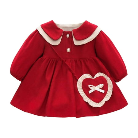 Toddler Girls Long Sleeve Bowknot Solid Color Ruffles Dress Dance Party Dresses Clothes Clothes For School Winter Baby Essentials Toddler Girl School Clothes
Toddler Girls Long Sleeve Bowknot Solid Color Ruffles Dress Dance Party Dresses Clothes Clothes For School Winter Baby Essentials Toddler Girl School Clothes