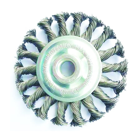 Robtec Twist Wire Wheel Brush 6 x 5/8 11 Threaded Arbor
Robtec Twist Wire Wheel Brush 6 x 5/8 11 Threaded Arbor