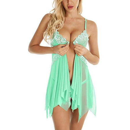 LSFYSZD Female Sexy Lingerie Lace Deep V-Neck Sleeveless Dress Nightwear Pajamas for Women
LSFYSZD Female Sexy Lingerie Lace Deep V-Neck Sleeveless Dress Nightwear Pajamas for Women