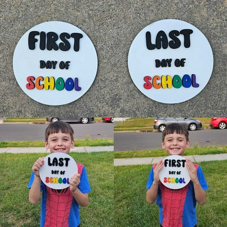 Print The First And Last Day Of The School Board Of 7.87 Inch Circular Wooden 2 Layer Double Children s First Day Back To School School Board Of Reusa Big Christmas Ornament Ornament Packs Glass
Print The First And Last Day Of The School Board Of 7.87 Inch Circular Wooden 2 Layer Double Children s First Day Back To School School Board Of Reusa Big Christmas Ornament Ornament Packs Glass