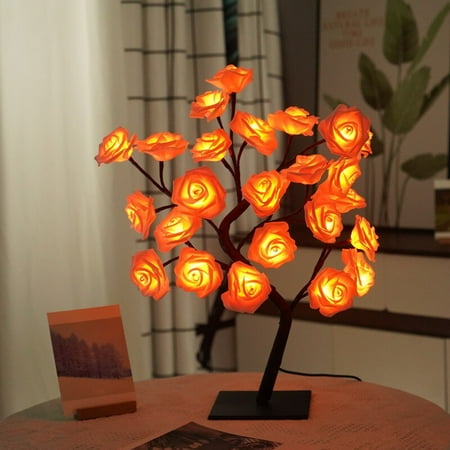 RGB LED Rose Flower Tree Table Fairy Lamp USB Night Lights Christmas Decoration Gift For Kids Room Desk Tree Lighting Home Decor
RGB LED Rose Flower Tree Table Fairy Lamp USB Night Lights Christmas Decoration Gift For Kids Room Desk Tree Lighting Home Decor