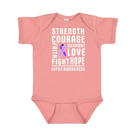 Inktastic Lupus Awareness Strength Support Courage Gift Baby Boy or Baby Girl Bodysuit
Inktastic Lupus Awareness Strength Support Courage Gift Baby Boy or Baby Girl Bodysuit