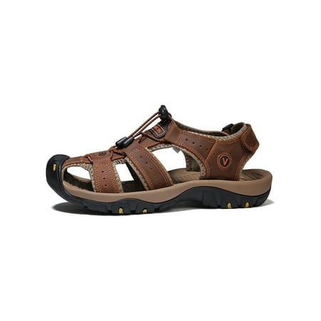 Lacyhop Men Hiking Sandal Closed Toe Sandals Summer Beach Shoes Walking Casual Quick Dry Fisherman Dark Brown 6
Lacyhop Men Hiking Sandal Closed Toe Sandals Summer Beach Shoes Walking Casual Quick Dry Fisherman Dark Brown 6
