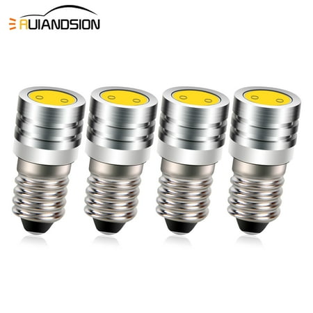 Ruiandsion E10 Bulb COB DC 3V Warm White Outdoor Torch Light Bulb,Flashlight Replacement Bulb 10-Pack
Ruiandsion E10 Bulb COB DC 3V Warm White Outdoor Torch Light Bulb,Flashlight Replacement Bulb 10-Pack