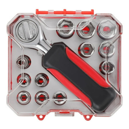 GLFILL 13Pcs Ratchet Wrench Socket Set 1/4 Auto Repair Hand Tool 4 To 13mm Wrench Head
GLFILL 13Pcs Ratchet Wrench Socket Set 1/4 Auto Repair Hand Tool 4 To 13mm Wrench Head