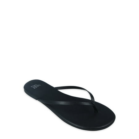 Time And Tru Women s Barely There Wide Width Sandal