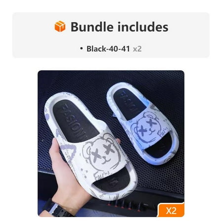 Men‘s Cartoon Bear Cloud Slides Casual Lightweight Anime Slippers House Shoes Open Toe Sandals For Indoor Outdoor Beach Shower
Men‘s Cartoon Bear Cloud Slides Casual Lightweight Anime Slippers House Shoes Open Toe Sandals For Indoor Outdoor Beach Shower