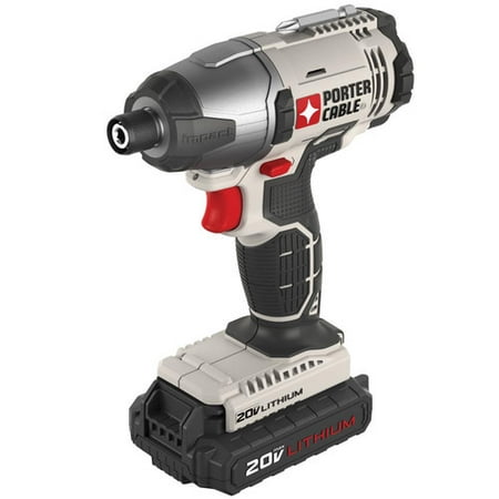 Factory-Reconditioned Porter-Cable PCC641LBR 20V MAX Cordless Lithium-Ion 1\/4 in. Hex Impact Driver Kit (Refurbished)