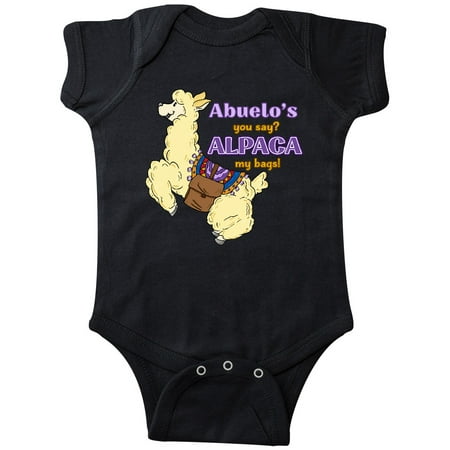 Inktastic Abuelo s You Say ALPACA my Bags with Cute Jumping Alpaca Gift Baby Boy or Baby Girl Bodysuit
Inktastic Abuelo s You Say ALPACA my Bags with Cute Jumping Alpaca Gift Baby Boy or Baby Girl Bodysuit