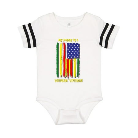 Inktastic My Poppy is a Vietnam Veteran Gift Baby Boy or Baby Girl Bodysuit
