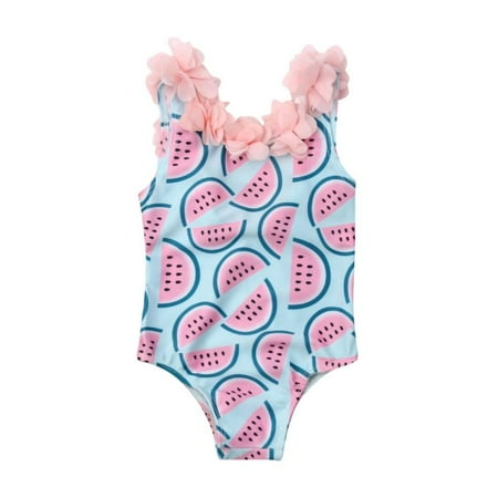 Infant Baby Girl Watermelon Swimsuit Floral Neck Bikini Suit One Piece Beachwear
Infant Baby Girl Watermelon Swimsuit Floral Neck Bikini Suit One Piece Beachwear