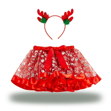 YJ.GWL Baby Girls Christmas Sequins Tutu Skirts Xmas Mesh Princess Party Wedding Dress with Handwear
YJ.GWL Baby Girls Christmas Sequins Tutu Skirts Xmas Mesh Princess Party Wedding Dress with Handwear
